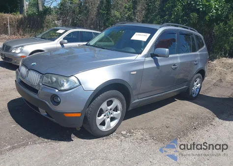 2008 BMW X3 3.0Si from USA, damaged, VIN WBXPC93488WJ08094